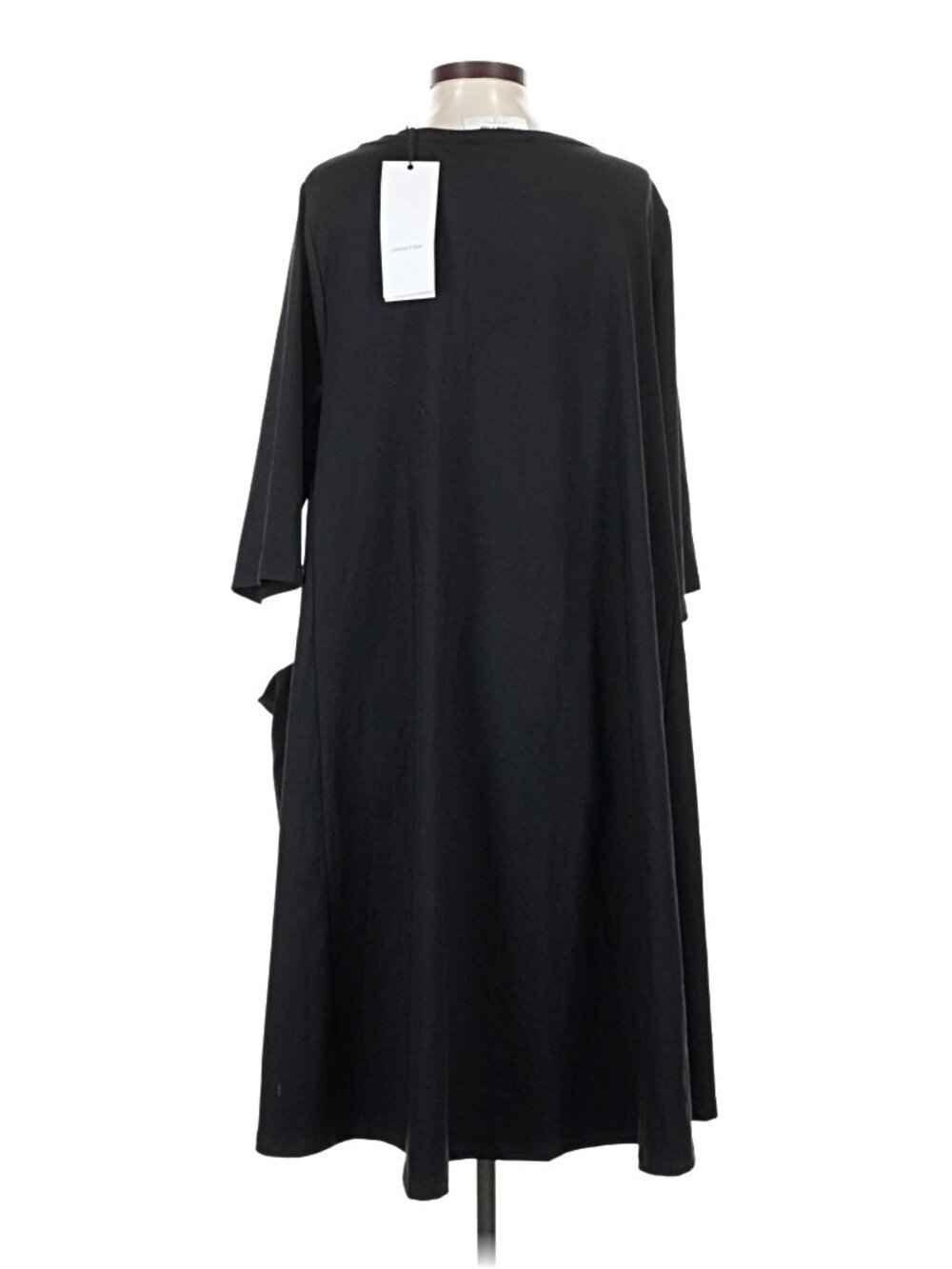 Comme il Faut Black Lagenlook Oversized Pocket Dress – Size 3 US L-XL - Picture 3 of 6